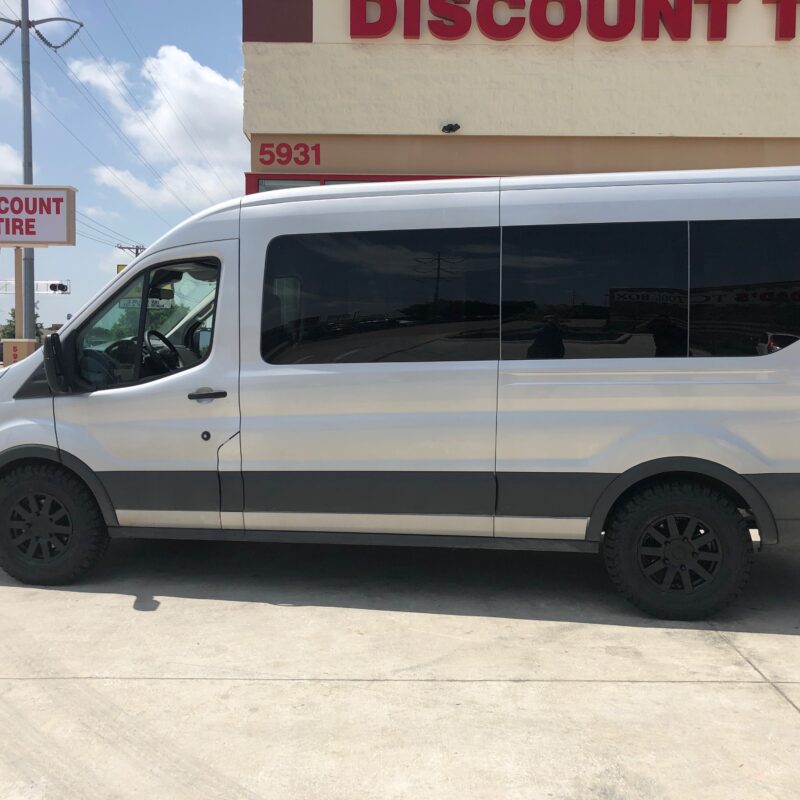 Upgraded tires Ford Transit